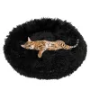 Dog bed Springos PA0161, 40 cm, plush, black