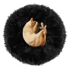 Dog bed Springos PA0161, 40 cm, plush, black