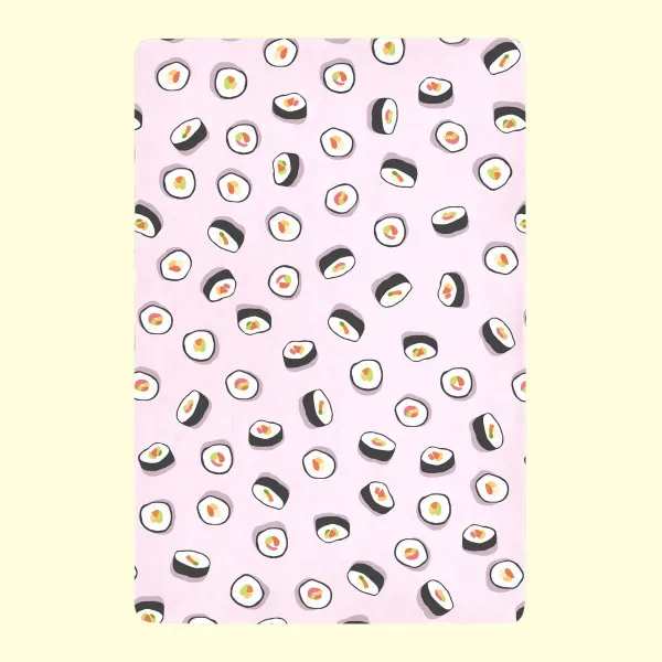 Fitted sheet HappyFriday AWARE Multicolour 180 x 200 x 32 cm Sushi