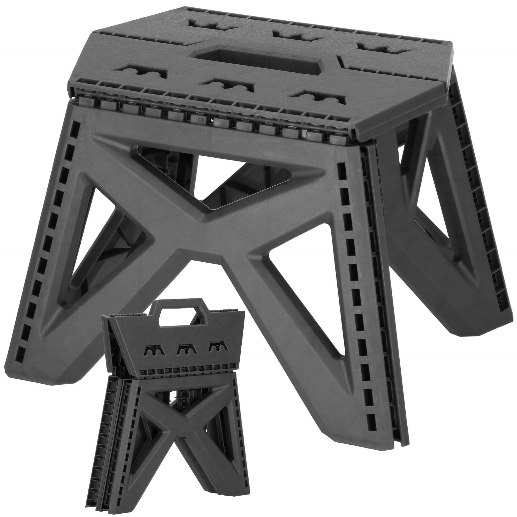 Foldable multifunction stool Springos HA7485 gray, heig | Buy online — Megaluks