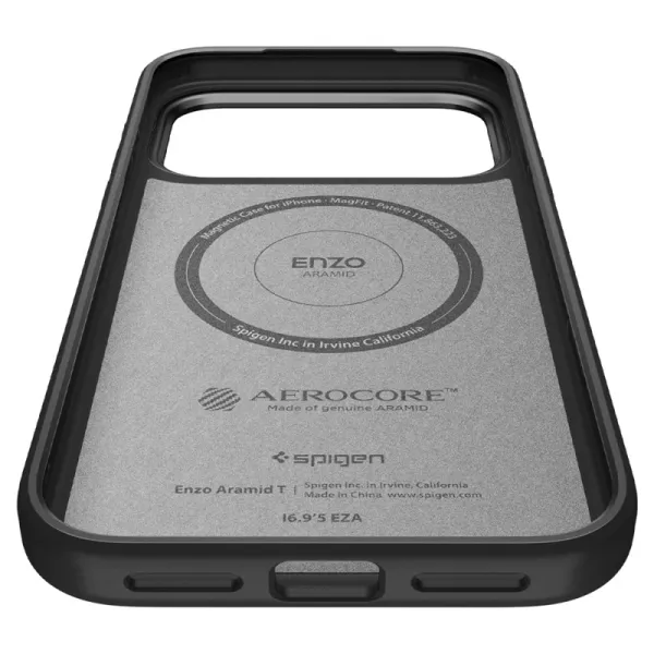 Spigen Enzo Aramid T Mag MagSafe - Case for iPhone 17 Pro (Black)