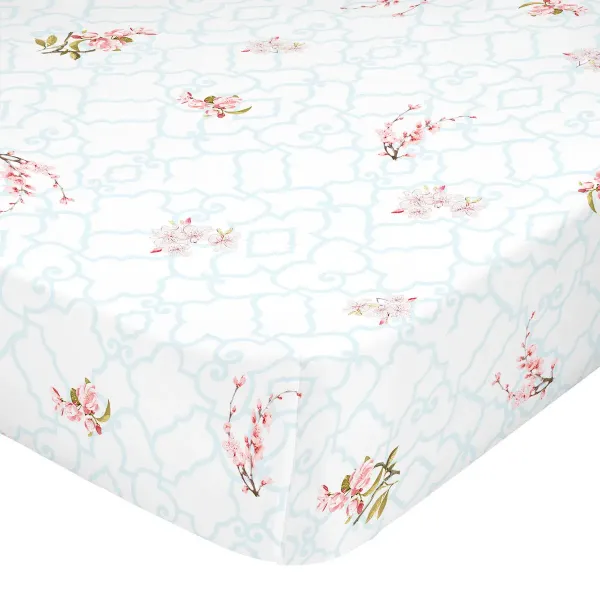 Fitted sheet HappyFriday Sakura Multicolour 140 x 200 x 32 cm 