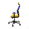 Office Chair with Headrest Jorquera Piqueras y Crespo 1D036N1 Yellow