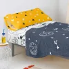 Fitted sheet HappyFriday MR FOX Multicolour 90 x 200 x 32 cm