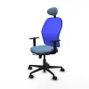 Office Chair with Headrest Jorquera Piqueras y Crespo 1D036N1 Sky blue