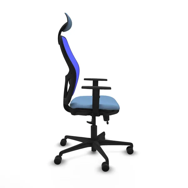 Office Chair with Headrest Jorquera Piqueras y Crespo 1D036N1 Sky blue