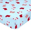 Fitted sheet HappyFriday XMAS Multicolour 90 x 200 x 32 cm