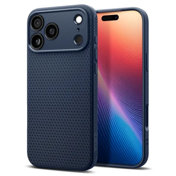 Spigen Liquid Air - Case for iPhone 17 Pro (Navy Blue)