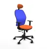 Office Chair with Headrest Jorquera Piqueras y Crespo 1D036N1 Orange