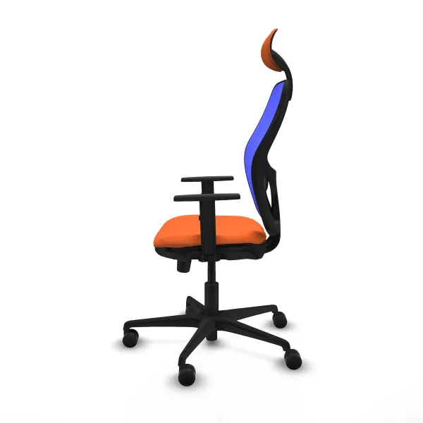 Office Chair with Headrest Jorquera Piqueras y Crespo 1D036N1 Orange