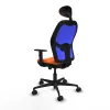 Office Chair with Headrest Jorquera Piqueras y Crespo 1D036N1 Orange