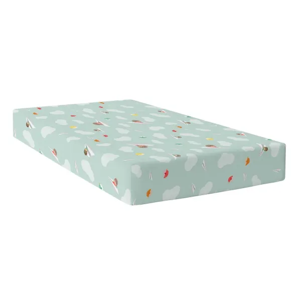 Fitted sheet HappyFriday HAPPYNOIS Multicolour 105 x 200 x 32 cm