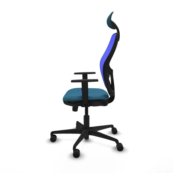 Office Chair with Headrest Jorquera Piqueras y Crespo 1D036N1 Petroleum green