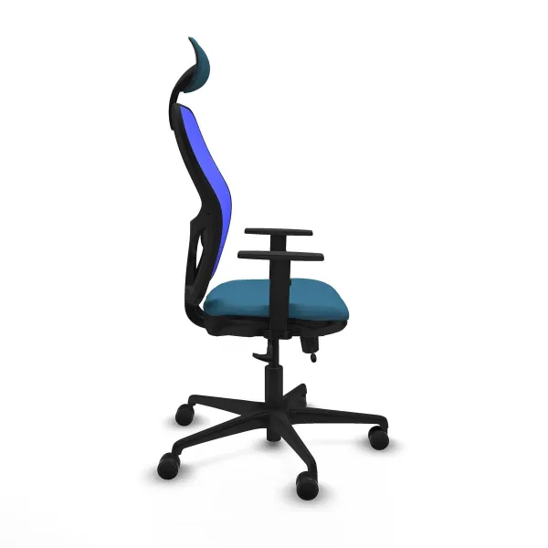 Office Chair with Headrest Jorquera Piqueras y Crespo 1D036N1 Petroleum green