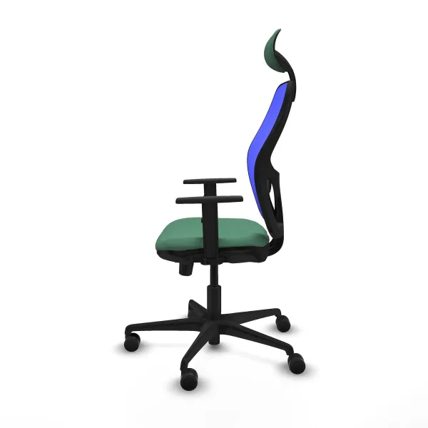 Office Chair with Headrest Jorquera Piqueras y Crespo 1D036N1 Emerald Green