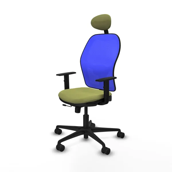 Office Chair with Headrest Jorquera Piqueras y Crespo 1D036N1 Green
