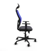 Office Chair with Headrest Jorquera Piqueras y Crespo 1D036N1 Dark grey