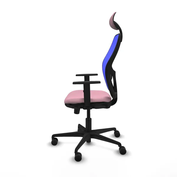 Office Chair with Headrest Jorquera Piqueras y Crespo 1D036N1 Pink