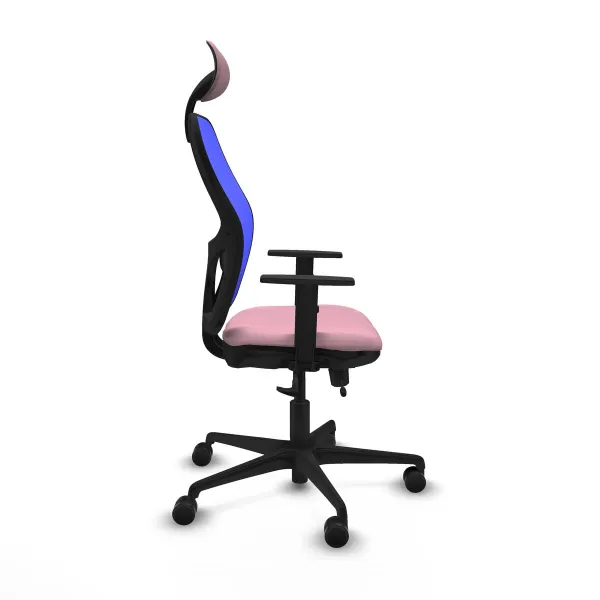Office Chair with Headrest Jorquera Piqueras y Crespo 1D036N1 Pink