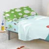 Fitted sheet HappyFriday HAPPYNOIS Multicolour 105 x 200 x 32 cm