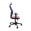 Office Chair with Headrest Jorquera Piqueras y Crespo 1D036N1 Pink