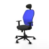 Office Chair with Headrest Jorquera Piqueras y Crespo 1D036N1 Black
