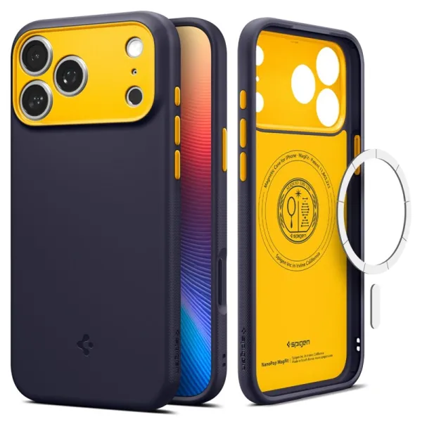 Spigen Nano Pop Mag MagSafe - Case for iPhone 17 Pro (Blueberry Navy)