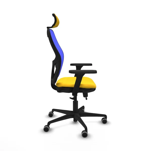 Toimistotuoli niskatuella Jorquera Piqueras y Crespo 3D036G2 Keltainen