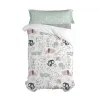 Fitted sheet HappyFriday MOSHI MOSHI Multicolour 105 x 200 x 32 cm