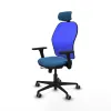Office Chair with Headrest Jorquera Piqueras y Crespo 3D036G2 Light Blue