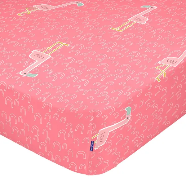 Fitted sheet HappyFriday MOSHI MOSHI Multicolour 105 x 200 x 32 cm