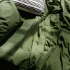 Fitted sheet HappyFriday BASIC Dark green 105 x 200 x 32 cm