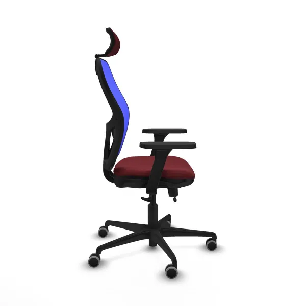 Office Chair with Headrest Jorquera Piqueras y Crespo 3D036G2 Maroon