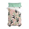 Fitted sheet HappyFriday MOSHI MOSHI Multicolour 105 x 200 x 32 cm