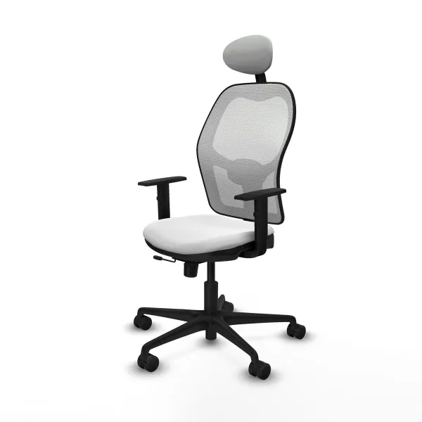 Office Chair with Headrest Jorquera Piqueras y Crespo 1D036N1 White