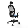 Office Chair with Headrest Jorquera Piqueras y Crespo 1D036N1 Sky blue
