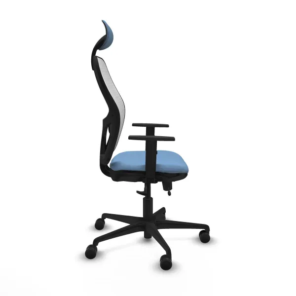 Office Chair with Headrest Jorquera Piqueras y Crespo 1D036N1 Sky blue