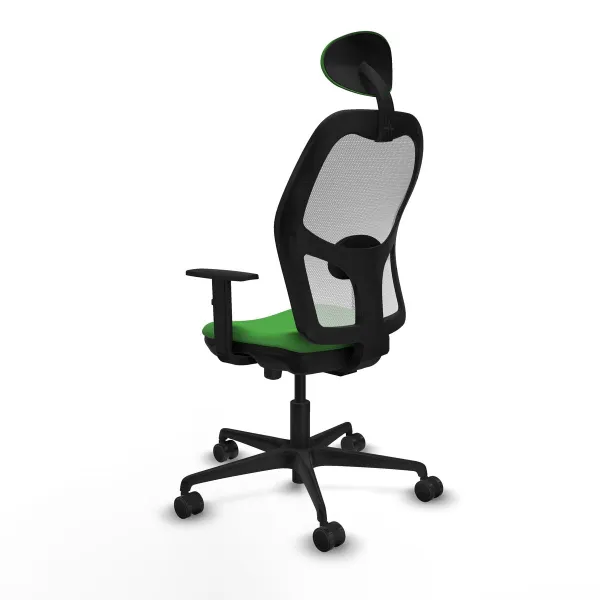 Office Chair with Headrest Jorquera Piqueras y Crespo 1D036N1 Green