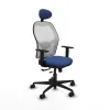 Office Chair with Headrest Jorquera Piqueras y Crespo 1D036N1 Navy Blue