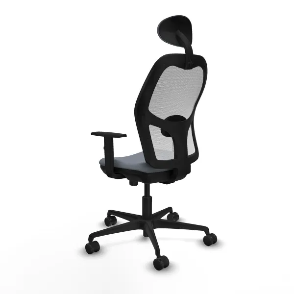 Office Chair with Headrest Jorquera Piqueras y Crespo 1D036N1 Grey