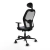 Office Chair with Headrest Jorquera Piqueras y Crespo 1D036N1 Grey