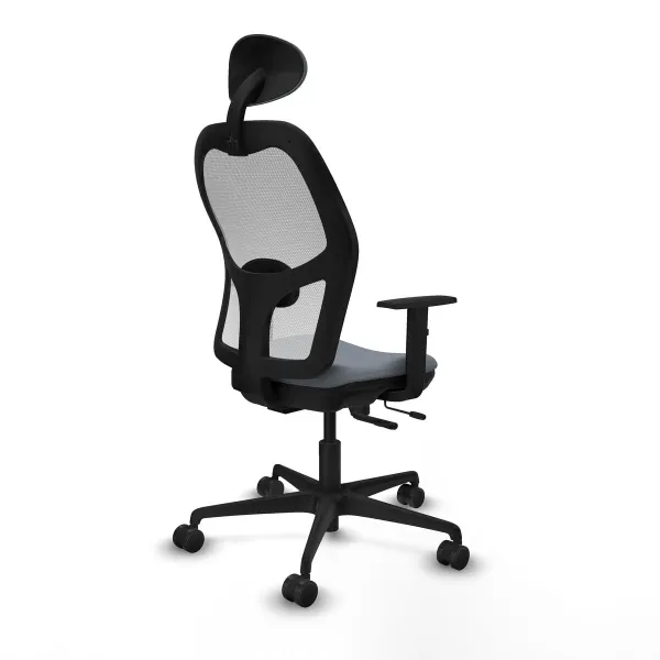 Office Chair with Headrest Jorquera Piqueras y Crespo 1D036N1 Grey