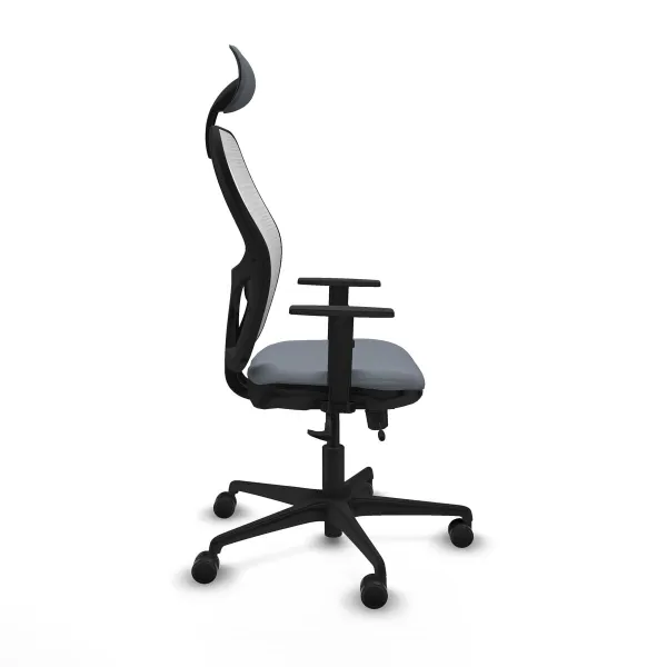 Office Chair with Headrest Jorquera Piqueras y Crespo 1D036N1 Grey
