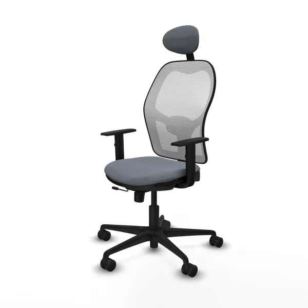 Office Chair with Headrest Jorquera Piqueras y Crespo 1D036N1 Grey
