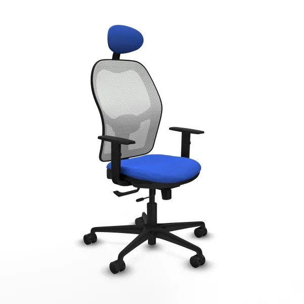 Office Chair with Headrest Jorquera Piqueras y Crespo 1D036N1 Blue