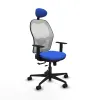 Office Chair with Headrest Jorquera Piqueras y Crespo 1D036N1 Blue