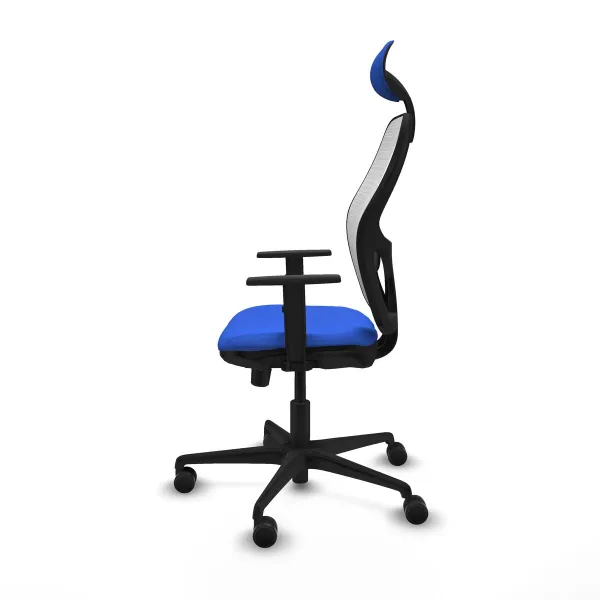 Office Chair with Headrest Jorquera Piqueras y Crespo 1D036N1 Blue