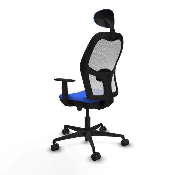 Office Chair with Headrest Jorquera Piqueras y Crespo 1D036N1 Blue