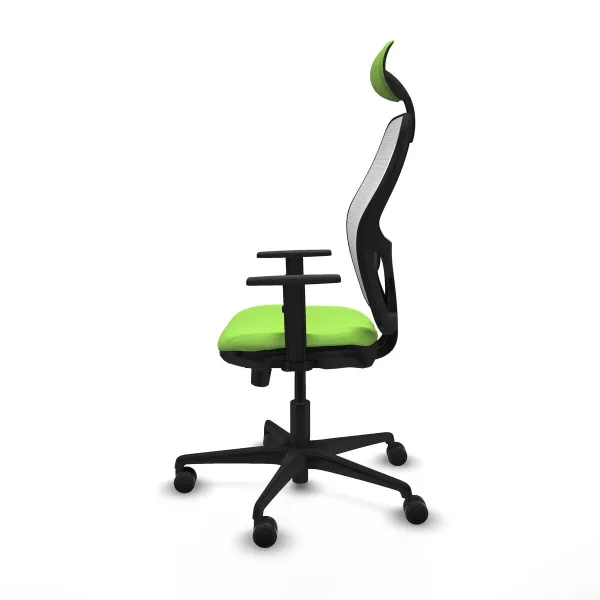 Office Chair with Headrest Jorquera Piqueras y Crespo 1D036N1 Pistachio