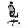 Office Chair with Headrest Jorquera Piqueras y Crespo 1D036N1 Pistachio
